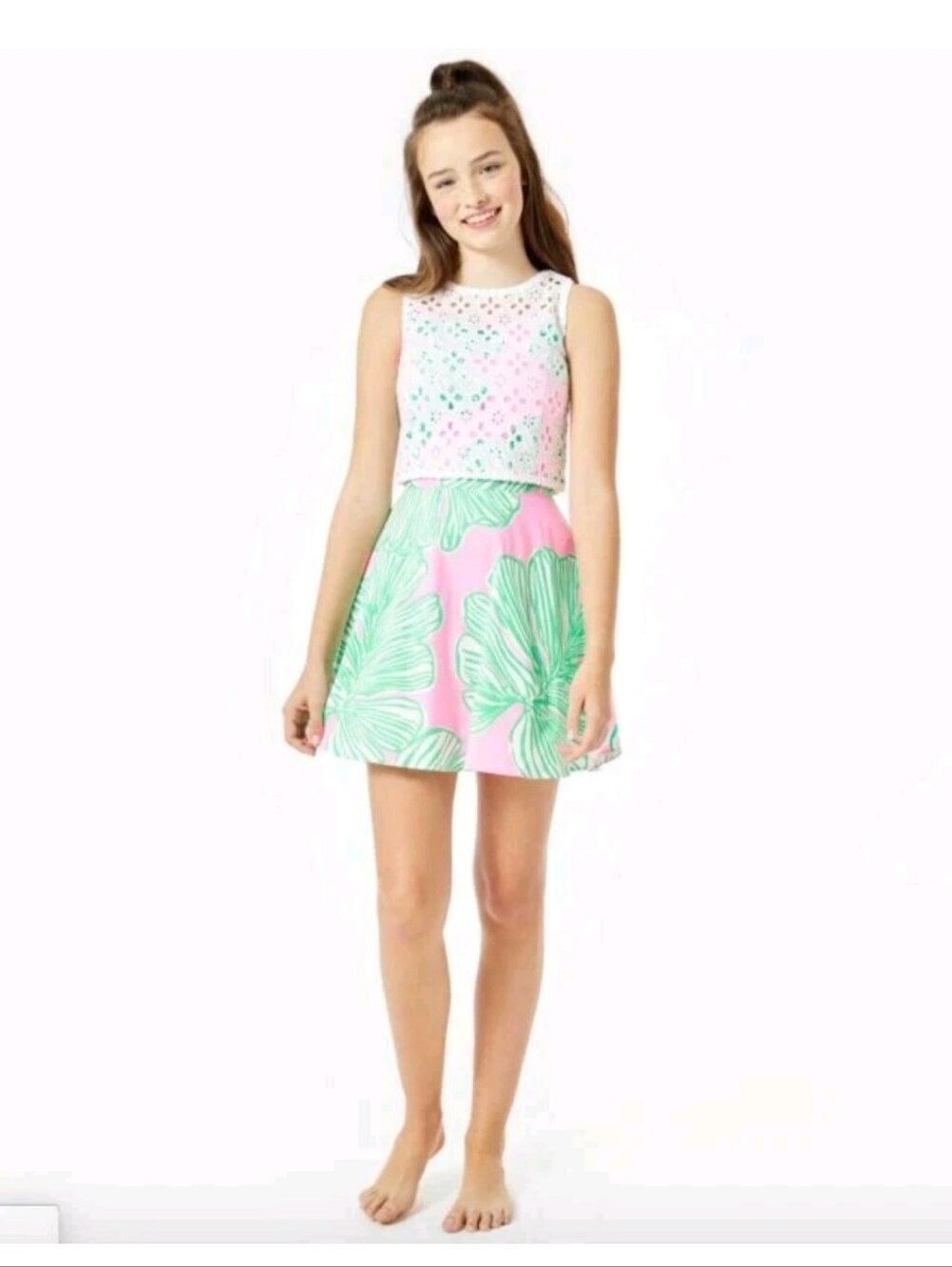 Lilly Pulitzer Gabriella Mandevilla Baby Who Let the Fronds Out Set